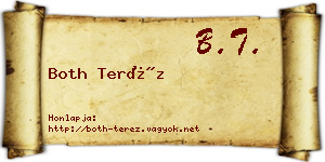 Both Teréz névjegykártya