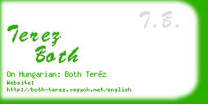 terez both business card